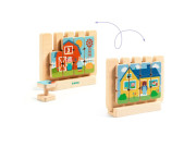 Drevená hra Domčeky Djeco
