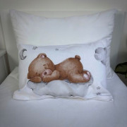 Obliečky do postieľky Macko Ribbon Baby 100 x 135, 40 x 60 cm Jerry Fabrics