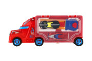 Auto kamión prepravník + auto 2 ks 28 cm na voľný beh