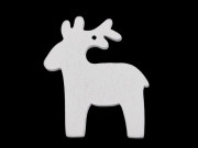 Drevené dekorácie vianočné na zavesenie/domaľovanie