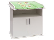 Prebaľovacia komoda Míša biela laminát buk Scarlett