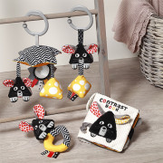 Závesná kontrastná hračka Mouse Baby Ono