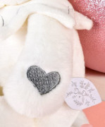 Darčeková sada Plyšový medvedík s dečkou 30 cm sivý Doudou