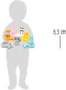 Drevené vkladacie puzzle zvieratká small foot