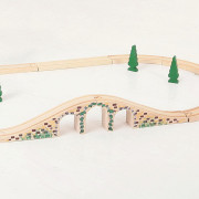 Drevená koľaj most Bigjigs Rail