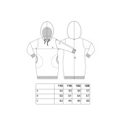 Šaty mikinové šedý melír vzor lesk Little Angel