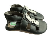 Kožené capáčky Barefoot Veľ. L (12-18 mes.) Hopi Hop