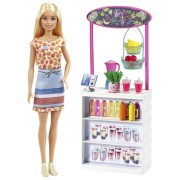 Barbie smoothie stánok s bábikou
