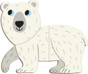 Magnetibook Polárne zvieratká Magnetická kniha Janod