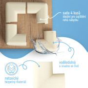 Ochrana rohov a hrán penová sada 4 ks Sipo