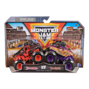 Monster Jam - zberateľský kovový model auta Monster Truck, set 2 modelov, 1:64