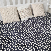 Deka Mazlík - čierna biele bodky