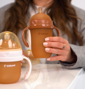 Dojčenská fľaša pre dojčené deti Eple 250 ml 6 m+ Kidnort