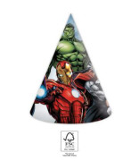 Čiapočky papierové - Avengers (Marvel), 6 ks