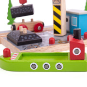 Uhoľný dok so žeriavom Bigjigs Rail