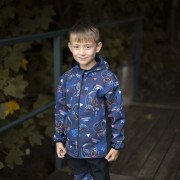 Detská softshellová bunda Duo Play and go - modrá Esito