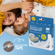 Ochranná páska na hrany transparentná 3 m Sipo