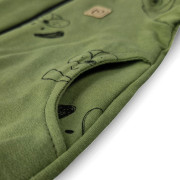 Mikina rozopínacia zelená psíkovia Little Angel