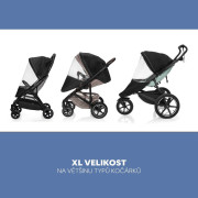 Pláštenka na kočík univerzálna exclusive Black Zopa