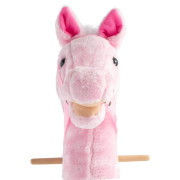 Hobby Horse so zvukom a kolieskami Rosie Baby Mix pink