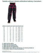 Detské softshellové nohavice s baránkom Lamb Black Esito