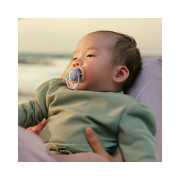 Cumlík Ultra air fialová/žltá 0-6 m obrázok dievča, 2 ks Philips Avent