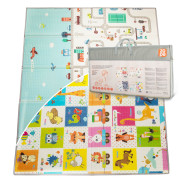 Multifunkčná penová skladacia podložka obojstranná 200 x 150 cm City Zopa