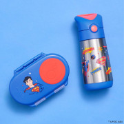 Termoska na pitie so slamkou 350 ml Superman b.box