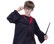 Kostým Čarodejník čierno/červený