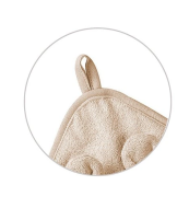 Detská osuška s kapucňou babyono 100x100 cm Králik