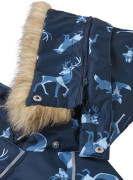 Detský zimný overal s membránou Reima Lappi - Navy