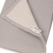 Mušelínová deka Prestige sivá 75 x 100 cm Babymatex