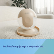 Dvojitá elektrická odsávačka materského mlieka do podprsenky SmartSense Canpol babies