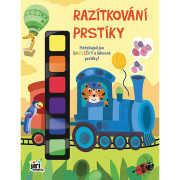 Pečiatkovanie prstíky Vlak