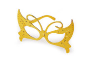 Karnevalové okuliare metalické