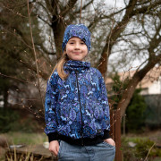 Mikina na zips Night forest modrá Esito