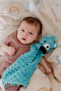 Zaspávač babyted hryzátko, hrkálka plyš 25x25 cm 0 m+