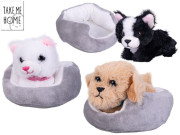 Take Me Home psík plyšový 12 cm ležiaci v pelechu