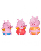Prasiatko Peppa Pig, mamička a Tom - striekajúce hračky do vody