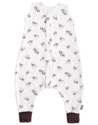 Letný spací vak bambus buldoček hnedé nohavice Kaarsgaren