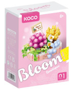 Stavebnica mini Kvetinový aranžmán sukulentov 249 dielikov Koco