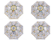 Chlapčenský priehľadný vystreľovací dáždnik auta