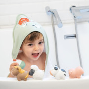 Detská bavlnená osuška s kapucňou 100x100 cm bonjourbébé