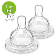 Cumlík Anti-colic/Classic+ Philips AVENT 2 pomalý prietok 1m+, 2 ks