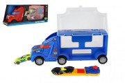Auto kamión prepravník + auto 2 ks 28 cm na voľný beh