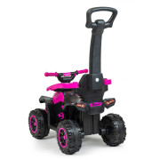 Detské odrážadlo Baby Mix Mega s vodiacou tyčou modré