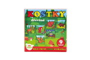 Kocky kubus drevené Moje prvé lesné zvieratká