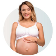 Podprsenka na dojčenie PUSH UP biela