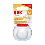 Latexový cumlík Star Nuk 0-6 m