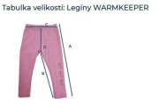 Detské zateplené legíny Warmkeeper Grey Esito